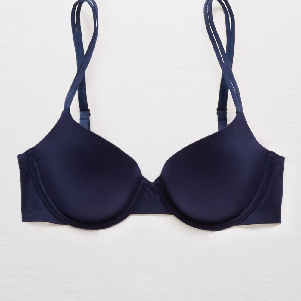 DONATED! Aerie Demi Navy Bra